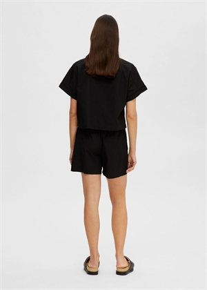 Blair lilo mw shorts Sort Selected Femme 